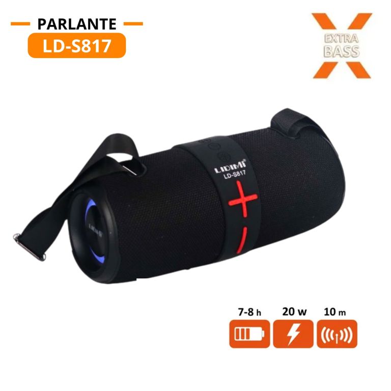 Parlante LD-S817 con luces RGB