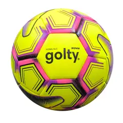 GOLTY - PELOTA DE FUTBOL NOVA COSIDO A MAQ AMARILLO - TALLA 5