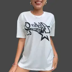 ENGELL - Polo Oversize 23 Stars Crema