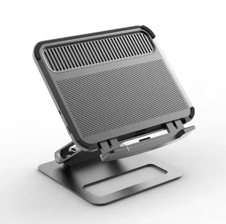 Soporte Para Laptop Con Cooler - Premium - Hasta 17 Pulg