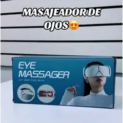 GENERICO - Masajeador de Ojos Inteligente con Vibración – Alivia Estrés y Fatiga