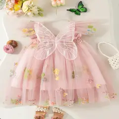 GENERICO - VESTIDO PARA BEBE TEMATICA DE MARIPOSAS