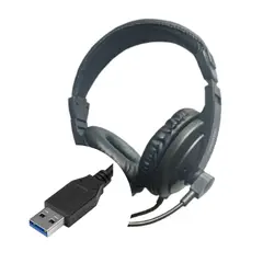 CYBERTEL - Audifono con entrada usb microfono