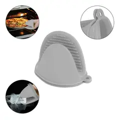 GENERICO - MINI GUANTES DE SILICONA RESISTENTES AL CALOR PLOMO