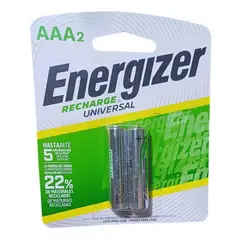 ENERGIZER - PILA AAA RECARGABLE 700mAh X 2