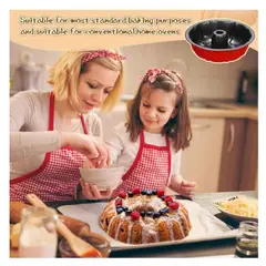 GENERICO - 2 Moldes Antiadherentes para Hornear Queques