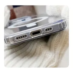 GENERICO - Case MagSafe Transparente - iPhone 12 - 12 Pro
