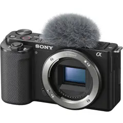 SONY - ZV-E10 Sin Espejo Cámara Solo Cuerpo - Negro