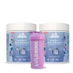 LVLDRINK NUTRITION - Pack Doble Colágeno Hidrolizado con Biotina