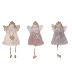 TIOZONEY - 3 colgantes de muñeca de ángel adorno colgante de ángel de Navidad