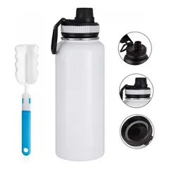 TIOZONEY - Botella De Agua Fríacaliente De Acero Inoxidable De 12 L