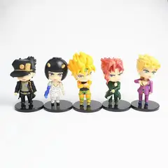 TIOZONEY - 5PC Anime jojo bizarre adventure Juguetes de muñecas de PVC