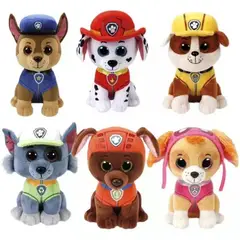 TIOZONEY - Paw Patrol Peluche Zuma Conjunto De 6 Unids