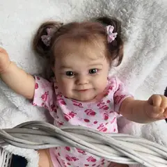 TIOZONEY - Muñeca bebe reborn vinilo de silicona juguetes para 50cm