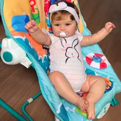 TIOZONEY - Muñeca bebe reborn vinilo de silicona juguetes para 50cm