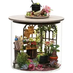 TIOZONEY - Kit de casa de muñecas en miniatura