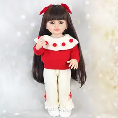 TIOZONEY - Muñeca bebe reborn vinilo de silicona juguetes para 55cm