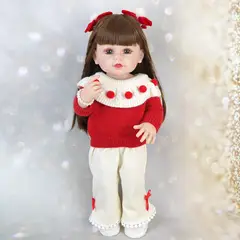 TIOZONEY - Muñeca bebe reborn vinilo de silicona juguetes para 55cm
