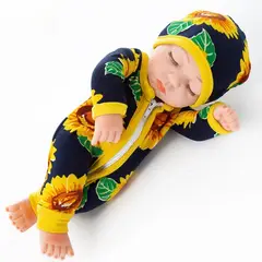 TIOZONEY - Muñeca bebe reborn vinilo de silicona juguetes para 30cm