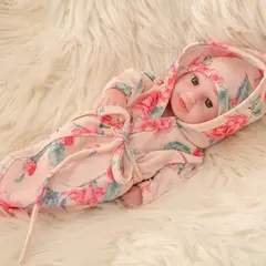 TIOZONEY - Muñeca bebe reborn vinilo de silicona juguetes para 30cm