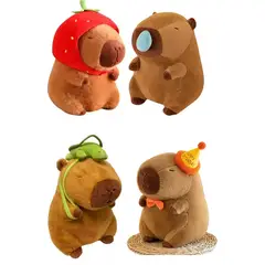 TIOZONEY - 4pc Peluche Capibara Animal Capybara Niños Bebe Regalo-