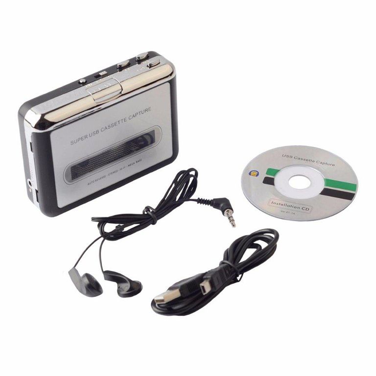Cinta de cassette a MP3 CD Convertidor Captura Audio Reproductor