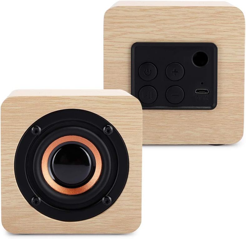 Altavoz Bluetooth decorativo de madera