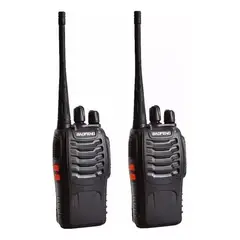 TIOZONEY - Pack 2 Radios Transmisor Walkie Talkie Baofeng 888s