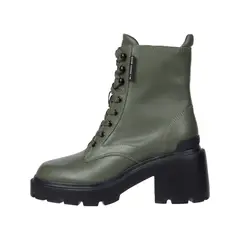TOMMY HILFIGER - Botas dentadas con cordones y tacón ancho