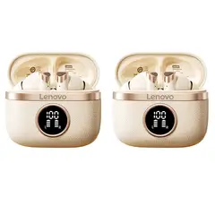 LENOVO - Set 2 Audífonos Clip TA240 TWS Bluetooth 5.4 Dorado