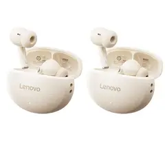 LENOVO - Set 2 Audífonos Clip TA230 TWS Bluetooth 5.4 Dorado
