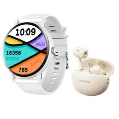 LENOVO - Audífonos TA230 -Dorado y Toumi Fit 2-W Reloj inteligente