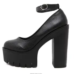 TIOZONEY - Zapatos de tacón negros para mujer