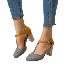 TIOZONEY - Zapatos de tacón para mujer