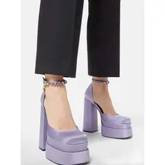 TIOZONEY - Zapatos de tacón morados Mujer