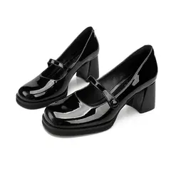 TIOZONEY - Zapatos de tacón negros para mujer