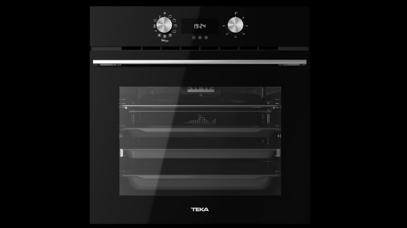Horno Eléctrico Empotrable 70L AirFry HLB 8416 BK