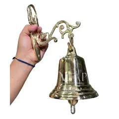 MFAP BRONCERIA Y ANTIGUEDADES - Pack Orfeo campana más colgador 13 cm / PCBFO13