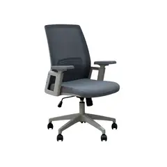 ZIYAZ - Silla De Oficina Ergonómica Tatiana Gris Giratoria