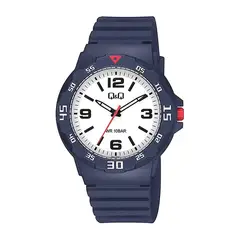 Q AND Q - Reloj para hombre deportivo analogico QQ Azul