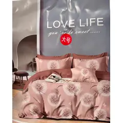 MINGDA - Set de Edredón 2 Pz+ Juego de Sábanas + Funda 100% Algodón