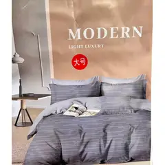 MINGDA - Set de Edredón QUEEN 5 Piezas 100% Algodón