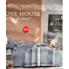 MINGDA - Set de Edredón QUEEN 5 Piezas 100% Algodón