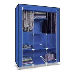 OEM - Ropero Armable de Tela 3 Cuerpos Con 8 Divisiones Color Aleatorio