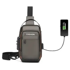 GENERICO - Pechera Mochila Morral fashion de Tela - Bolsillo vertical