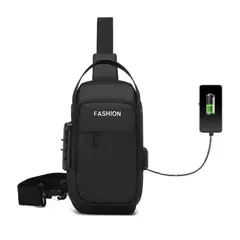 GENERICO - Pechera Mochila Morral fashion de Tela - Bolsillo vertical