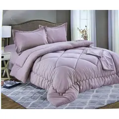 MINGDA - Set edredón Queen antiestrés de 5 pz 100% Algodón