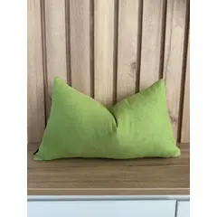 MAP DESIGN HOME - Funda De Cojin Verde Lima 50 x 30 cm