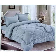 MINGDA - Set edredón Queen antiestrés de 5 pz 100% Algodón