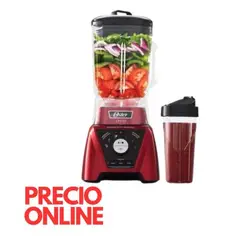 OSTER - Licuadora Xpert Series roja con un vaso Blend N Go – BLST3B RPG 053